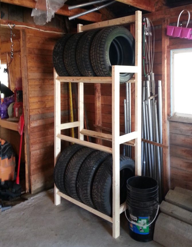 Instructables Tire Rack