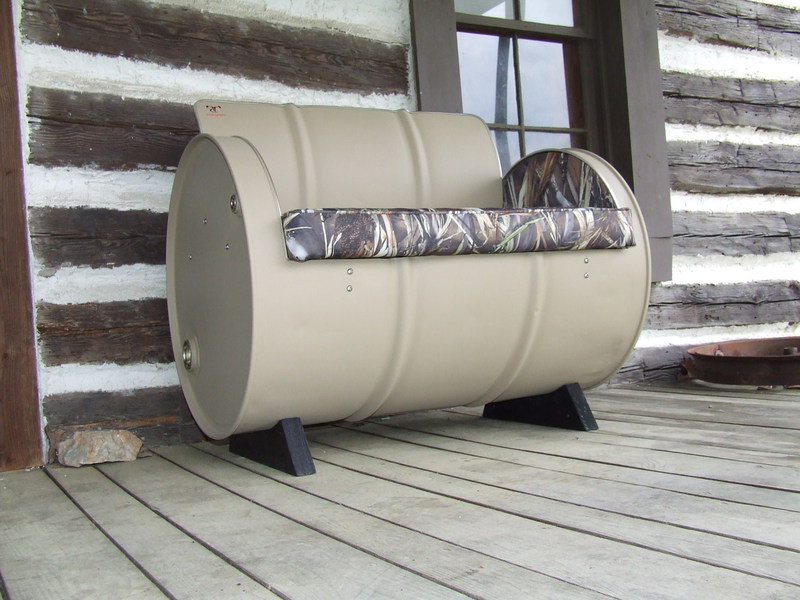Repurposed 55 Gallon Drums As Furniture Is Very Cool Garagespot