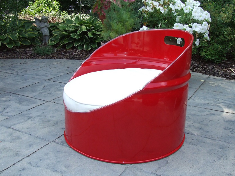 Repurposed 55 Gallon Drums As Furniture Is Very Cool Garagespot