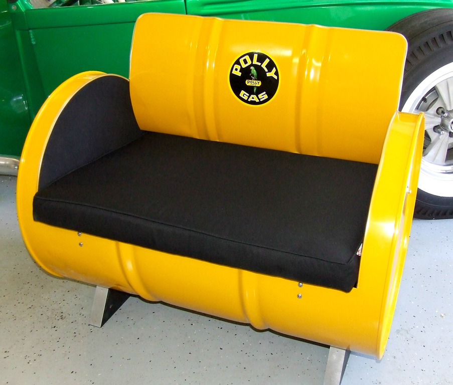 Repurposed 55 Gallon Drums As Furniture Is Very Cool Garagespot