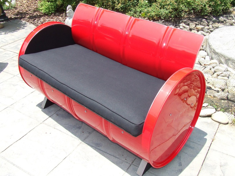 Repurposed 55 Gallon Drums As Furniture Is Very Cool Garagespot