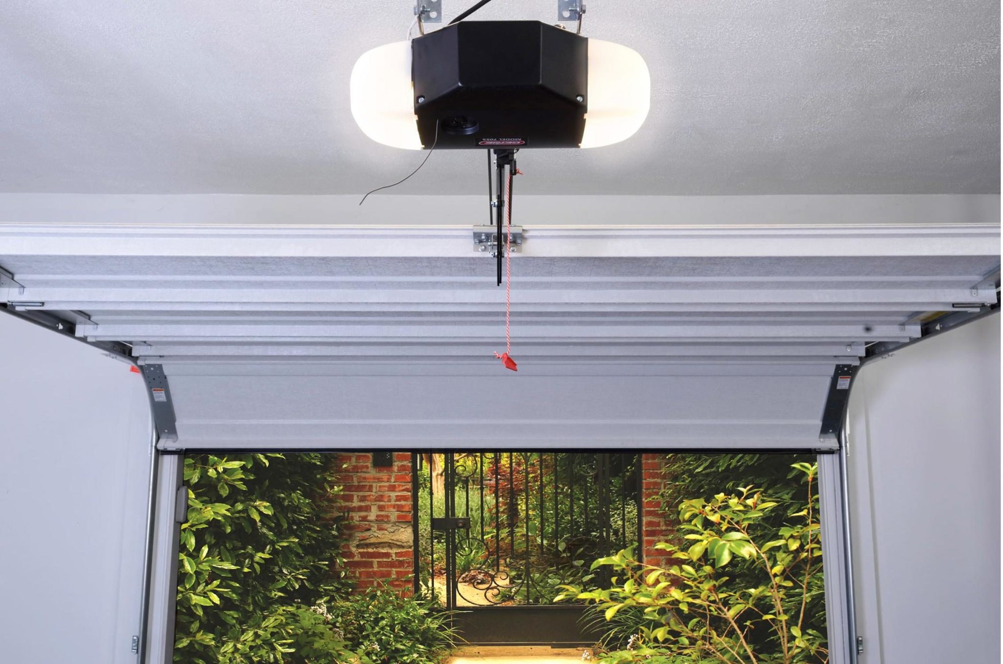 Modern Garage Door Opener Light Bulb Does Not Work for Small Space