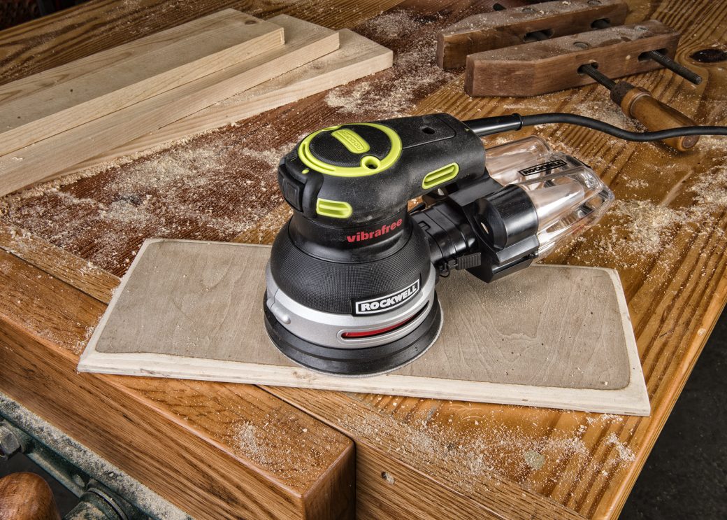 Rockwell's Updated 5" Random Orbit Palm Sander GarageSpot