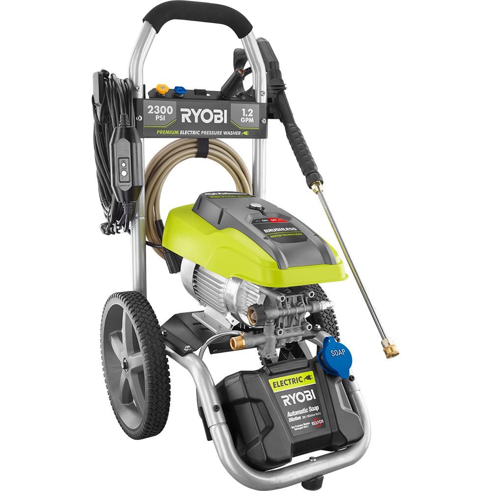 Hands On RYOBI 2300 PSI Brushless Electric Pressure Washer GarageSpot
