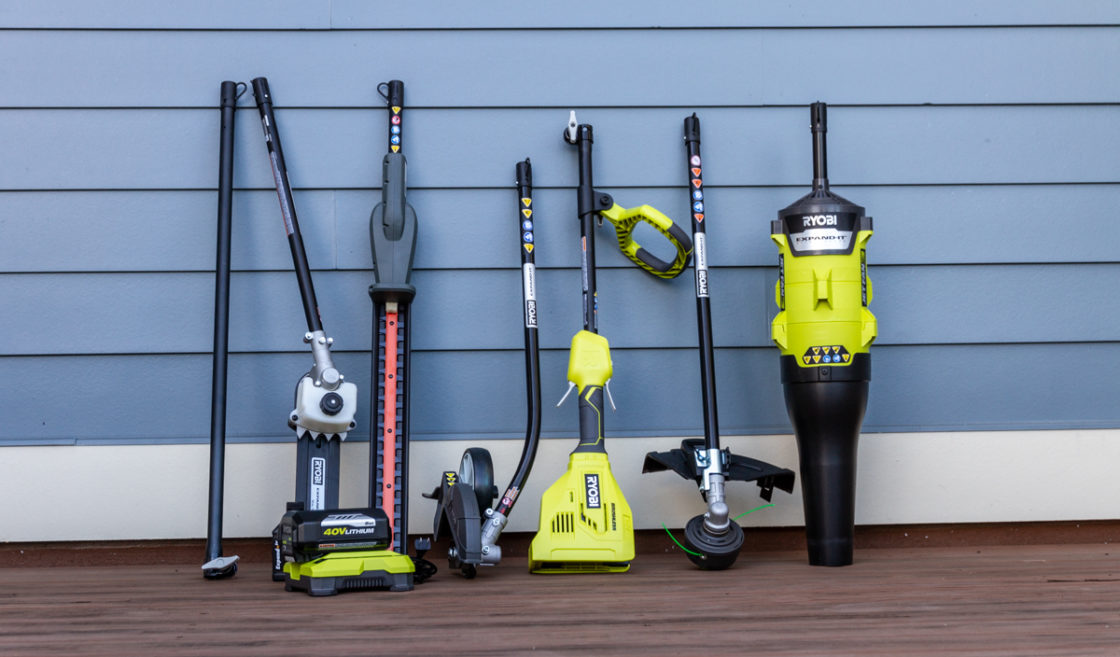 HandsOn The RYOBI Outdoor 40V Brushless ExpandIt System GarageSpot