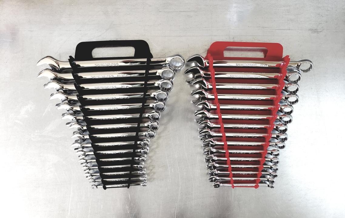 16 Slot Wrench Rack for open end box or combo wrenches