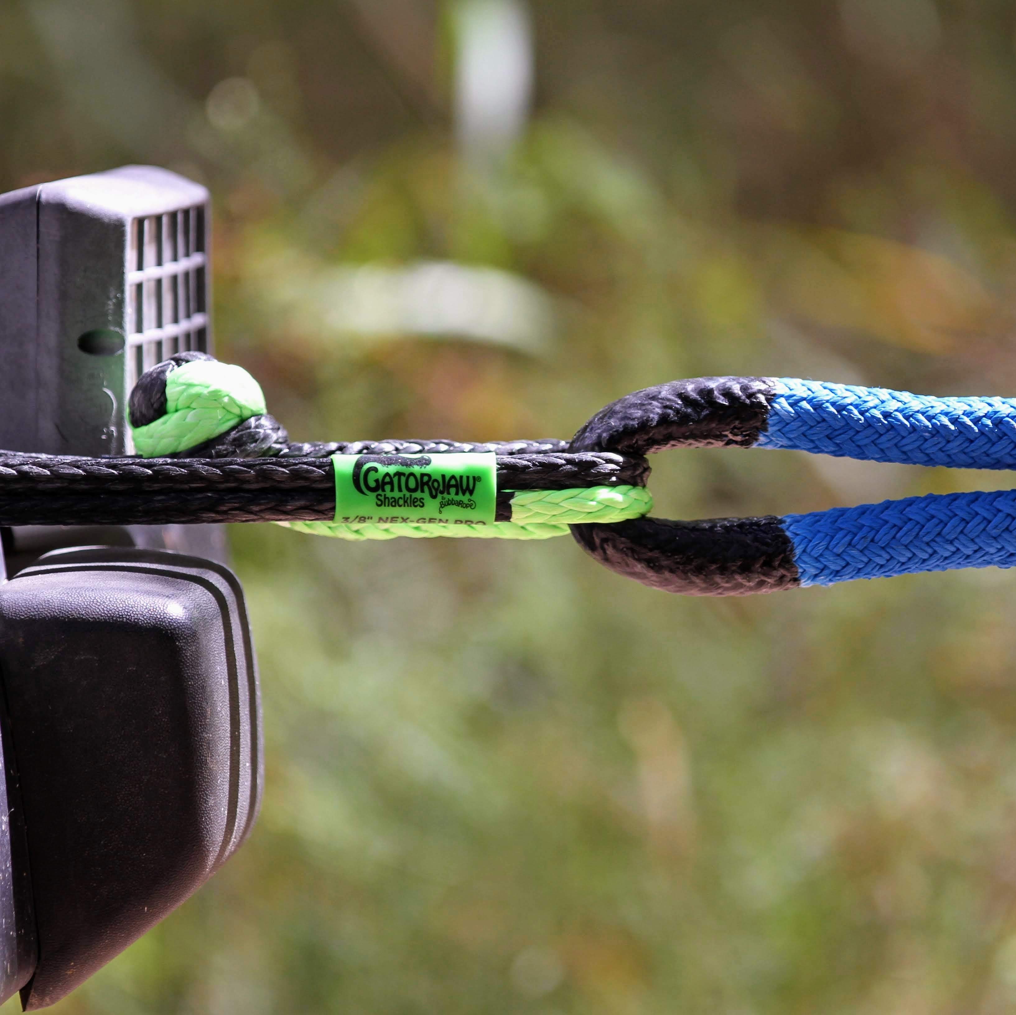 Hands On: Bubba Rope NexGen PRO Gator-Jaw Synthetic Shackles - GarageSpot
