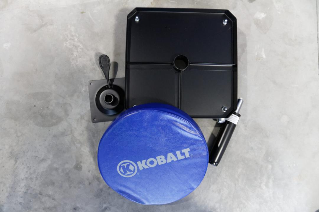 Hands On Kobalt Rolling Work Seat GarageSpot