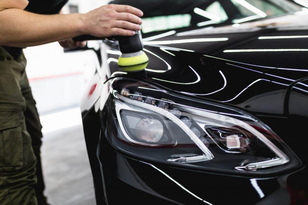 Polishing A Car