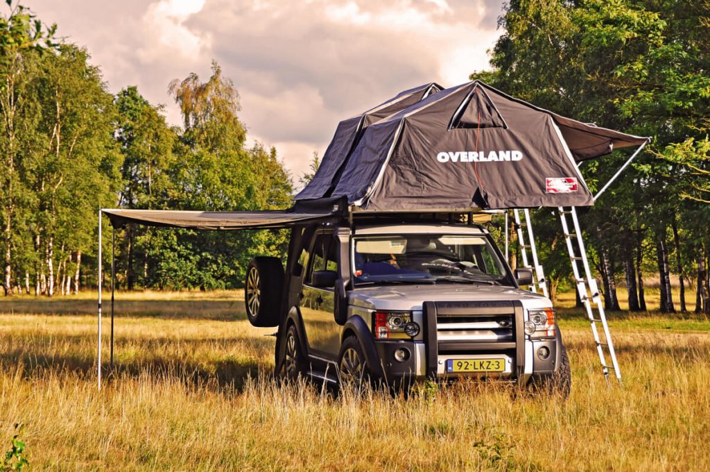 Land Rover Overlanding tent