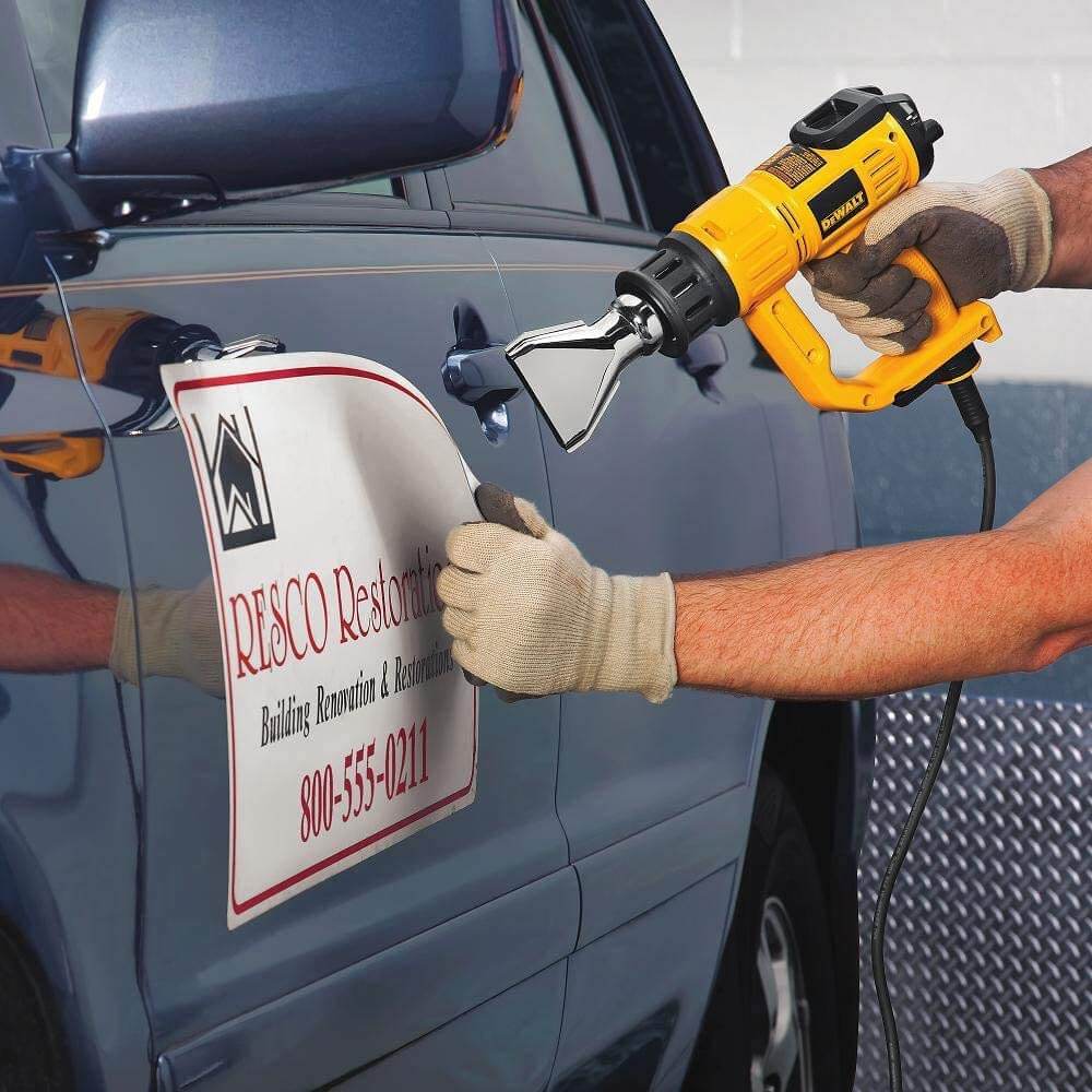 DEWALT D26960K heat gun removiing decals