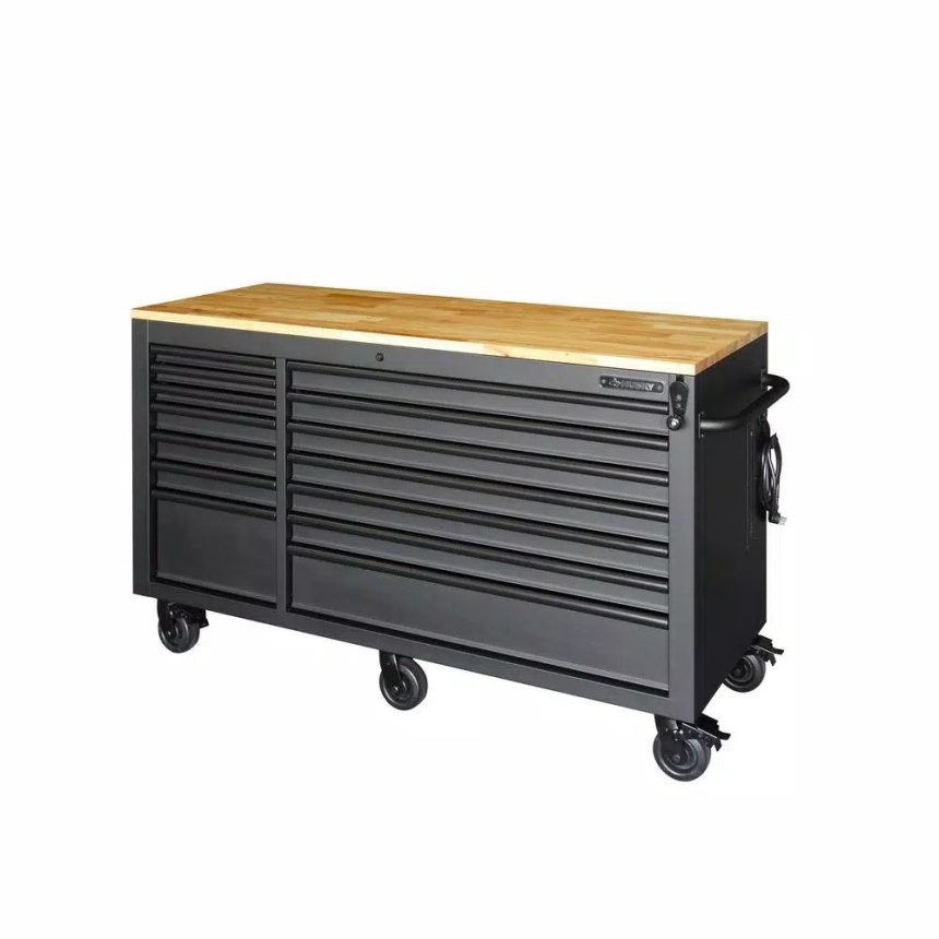 HUSKY HOLC6214BB1MYS Deep Tool Chest - 62