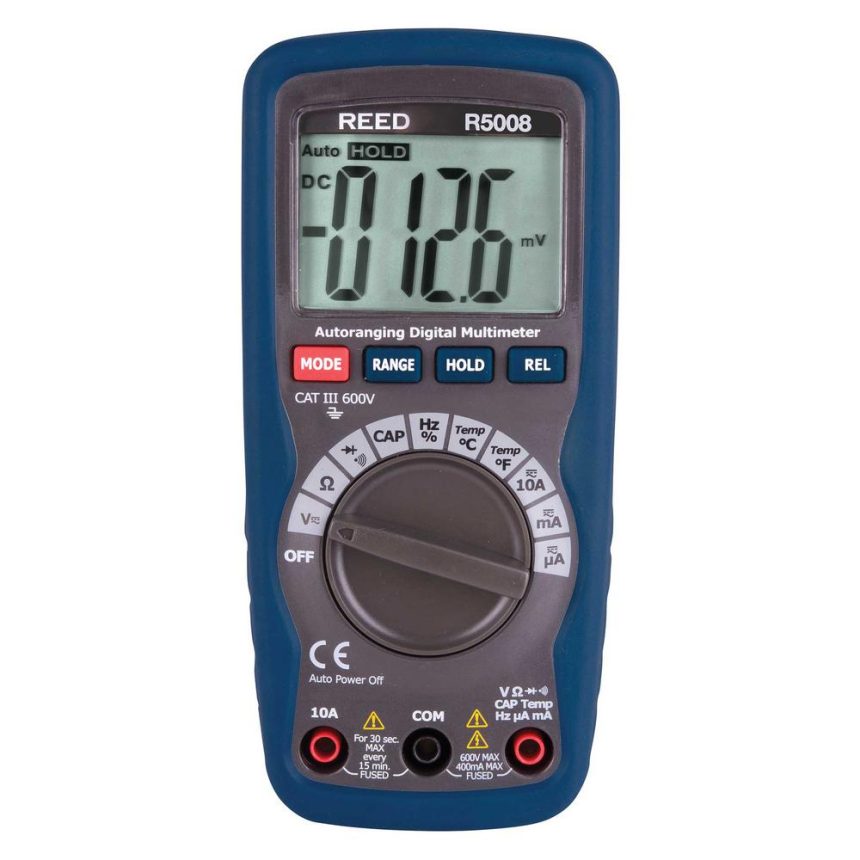 Reed Instruments R5008 Compact Digital Multimeter