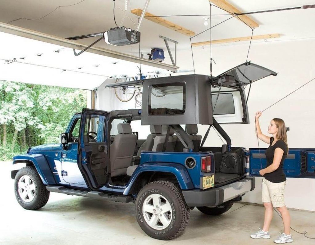 HARKEN Jeep Hardtop Garage Storage Hoist