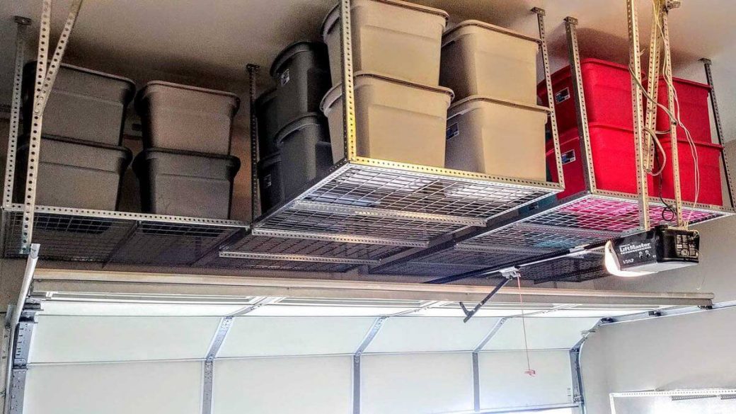 7 Best Overhead Ceiling Racks For, How To Install Overhead Shelves In Garage