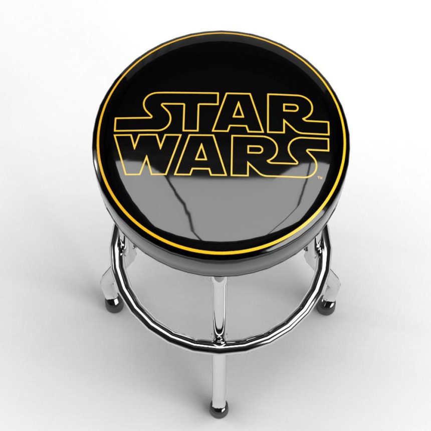 Star Wars Logo Garage Stool
