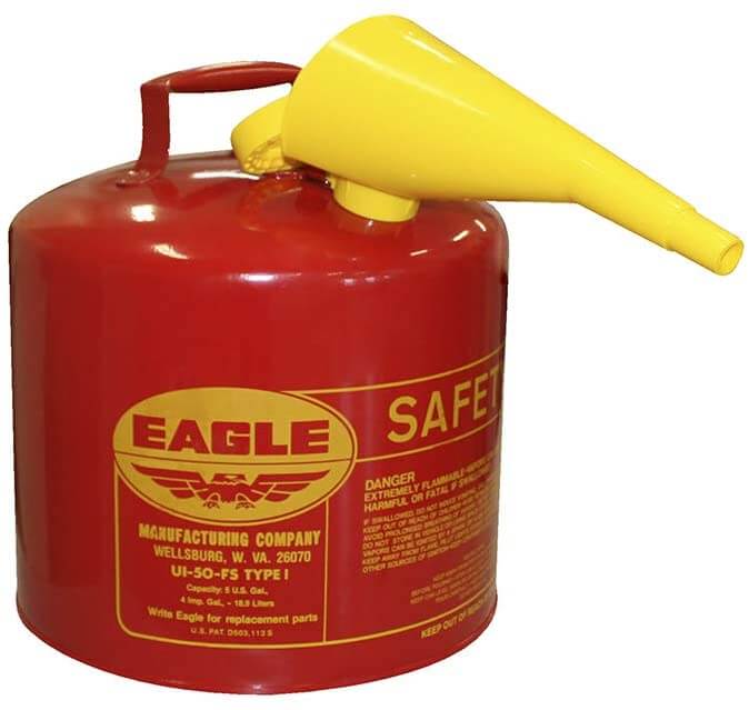 Eagle UI50FS Red Gasoline Safety Can