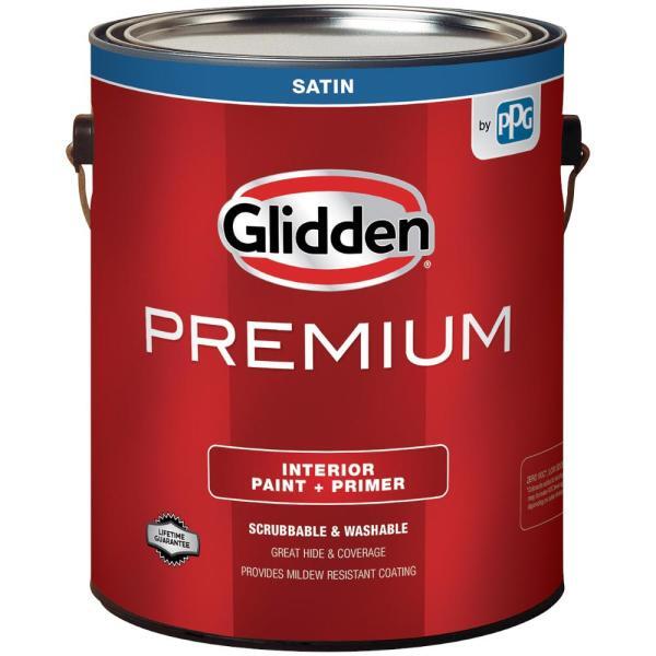 Glidden Premium Base 1 Satin Interior Paint