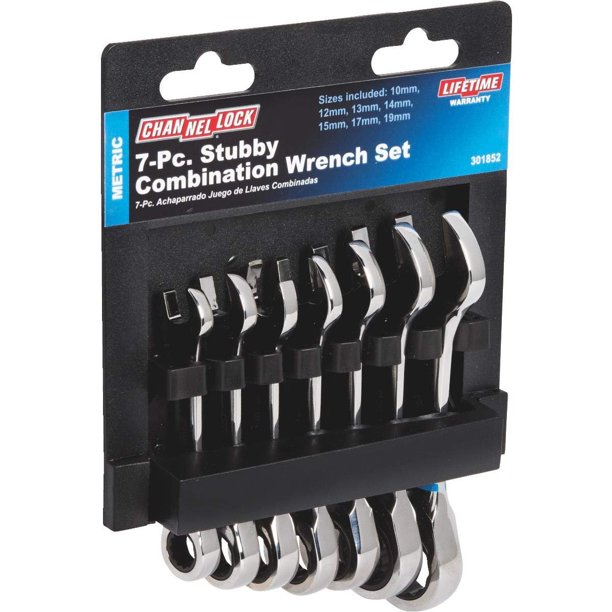Channellock 7 pc Metric Stubby Ratchet Wrench