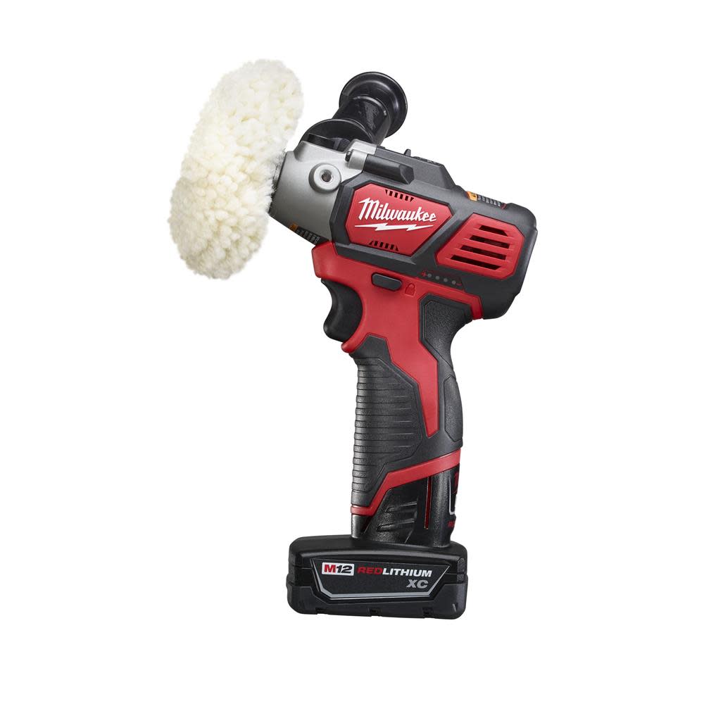 Milwaukee 2438-22X M12™ 3 in. Variable Speed Polisher/Sander Kit