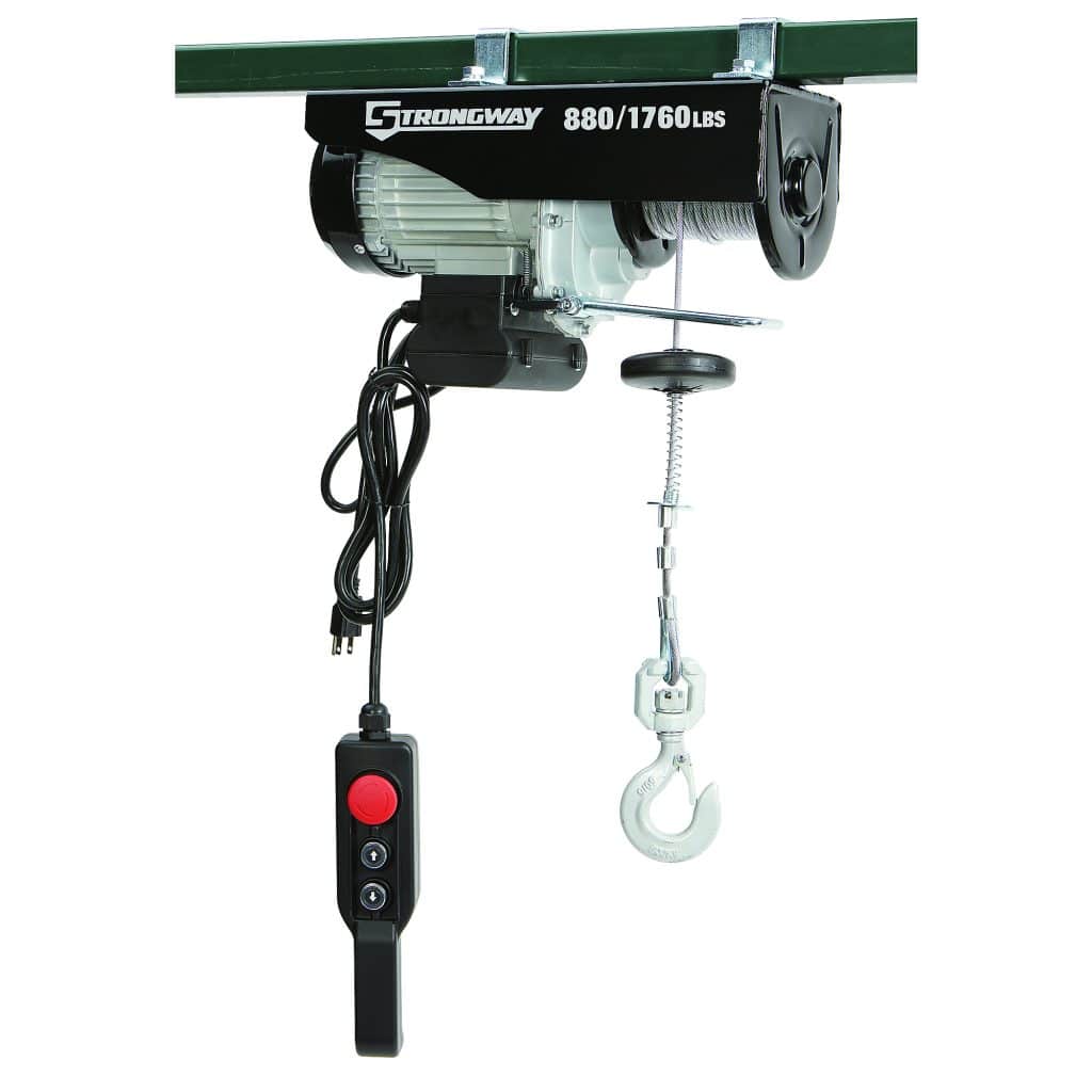 Strongway 880/1760 Lbs Electric Cable Hoist